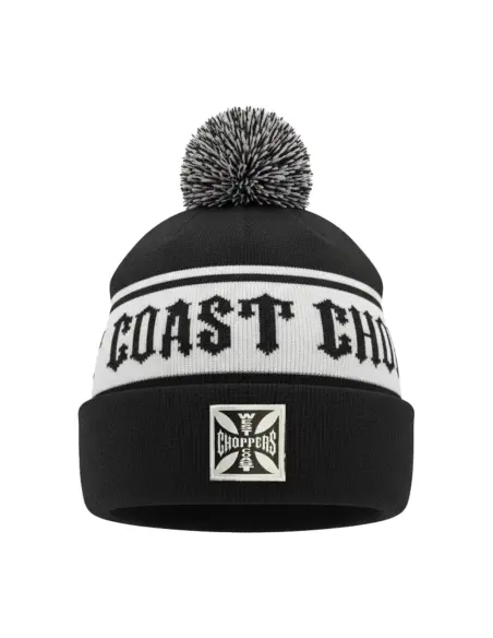 West Coast Choppers Black White Hockey Beanie