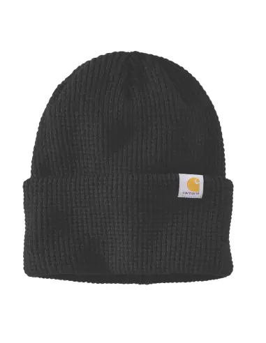 Gorro Carhartt Waffle Negro de Punto