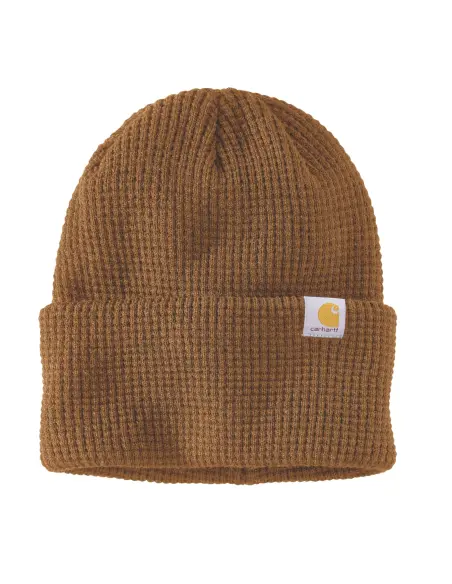 Gorro Carhartt Waffle Castanho de Malha