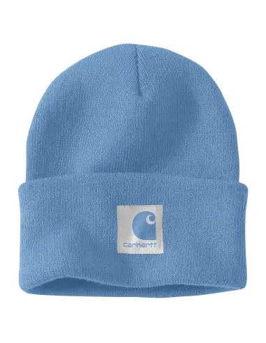 Berretto Carhartt Blu Workwear con Fodera Satinata