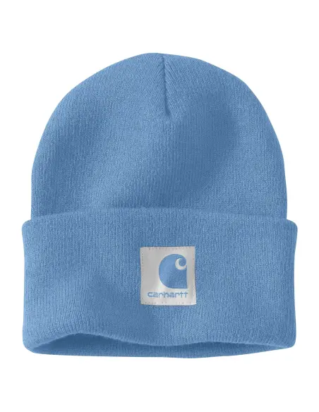 Bonnet Carhartt Bleu Workwear Doublé Satiné