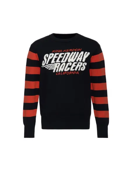 Sudadera King Kerosin Speedway Racers Negro Rojo