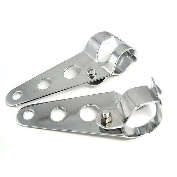 FINE HAIRPIN CHROMED SUPPORTS FOR HEADLAMP