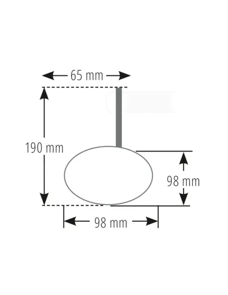 Specchietto HIGHSIDER Conero LED nero universale