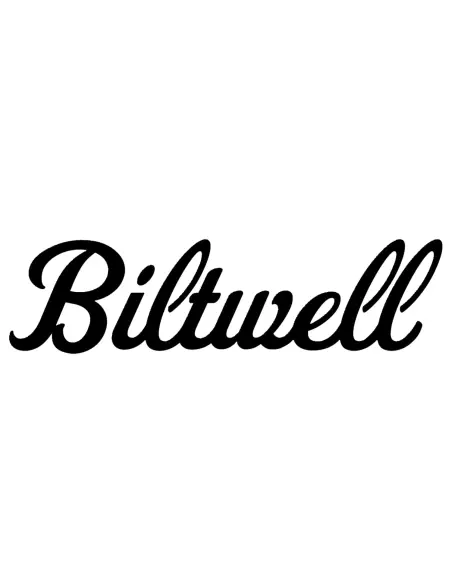 Autocolante Biltwell Script Preto 12 Polegadas