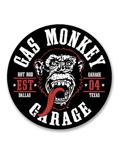 Autocolante Redondo Gas Monkey Garage