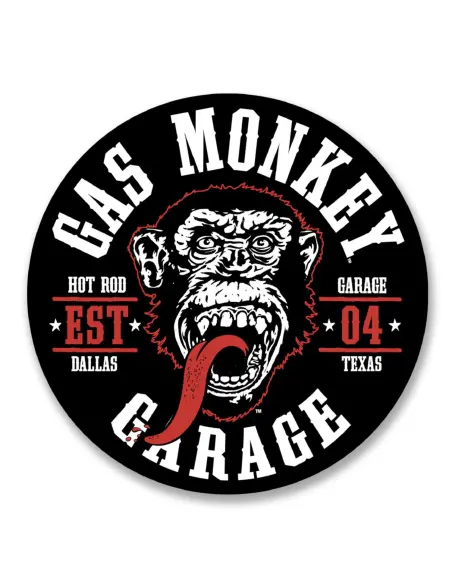 Autocolante Redondo Gas Monkey Garage
