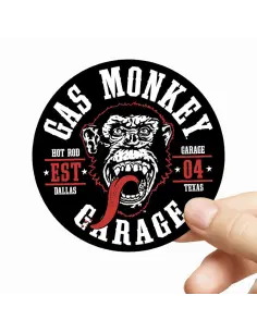 Autocollant Rond Gas Monkey Garage 2