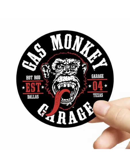 Autocolante Redondo Gas Monkey Garage