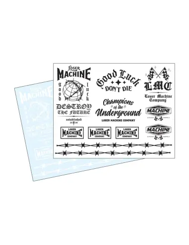 Pack da 2 Adesivi Loser Machine Moto