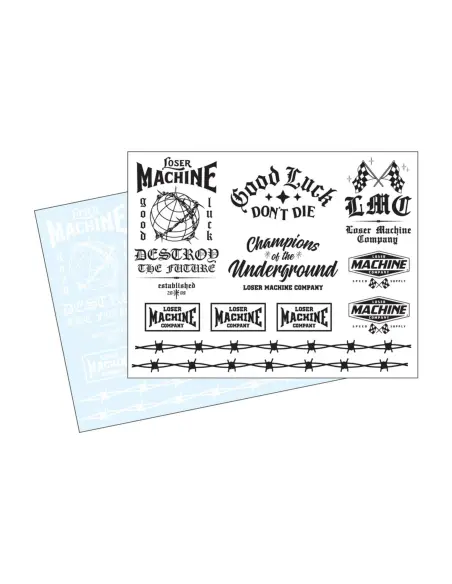 Pack da 2 Adesivi Loser Machine Moto