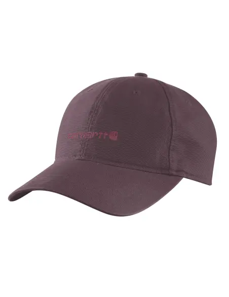 Casquette Carhartt Canvas Brodée Deep Cherrywood