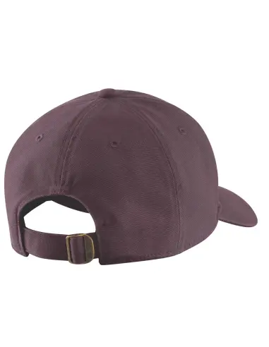 Casquette Carhartt Canvas Brodée Deep Cherrywood