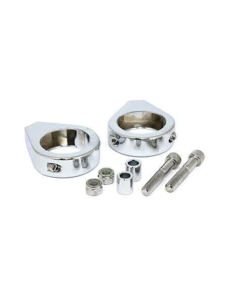 FORK FLANGES FOR INTERMITTENT CHROMED 39MM