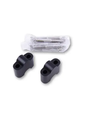 Elevadores HIGHSIDER Pro 35 mm Pretos para Guiador 22,2