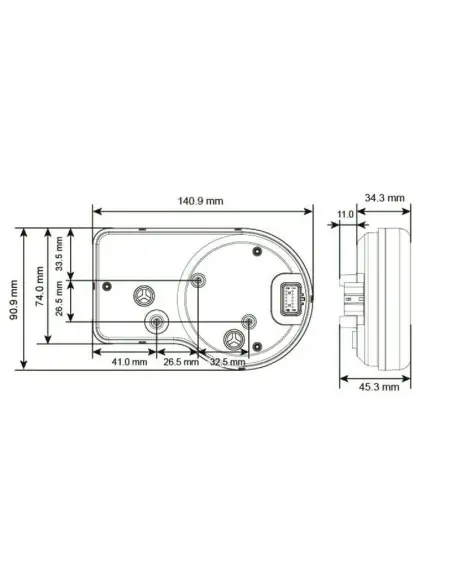 KOSO RX-3 multifunction TFT gauge for motorcycles