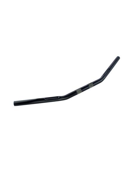 ARRASTAR BARRA GUIDÃO 70CM BRILHO PRETO COM ENTALHES