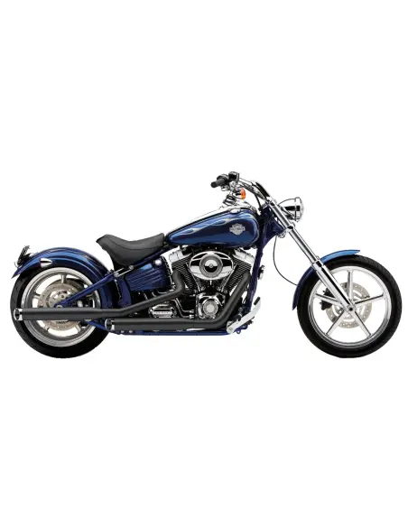 Silenziatori Cobra 3 Neri per Softail 2000-2006