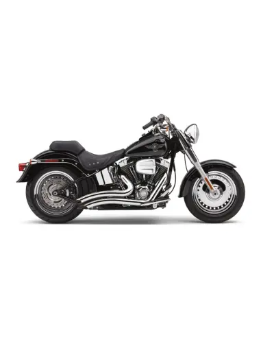Scarico Cobra Short Swept Cromato Softail 2012-2017