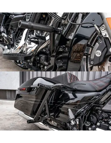 Kit Proteções Burly Brawler Touring Preto