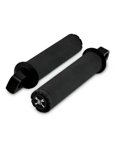 Estriberas Burly Hawk Negras para Harley-Davidson