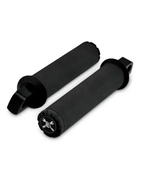 Estriberas Burly Hawk Negras para Harley-Davidson