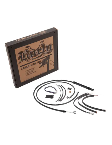 Kit Burly Apehanger 12 Preto para Softail sem ABS