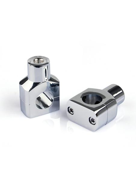 Comprar Torretas Flat Classic 2" En Aluminio Cromadas a precio de oferta