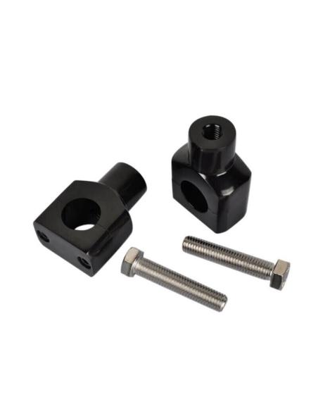 TORRETAS FLAT CLASSIC 2 " IN BLACK ALUMINUM