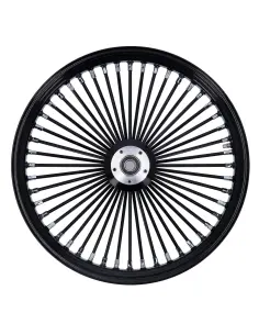 3.50x23 Fat Spoke Dual-Disc Front Wheel 2