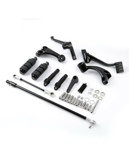 ADVANCED BLACK CONTROLS GLOSS SPORTSTER FROM 2014 ONWARDS