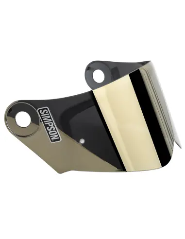 Gold Simpson Visor for Darksome Helmet