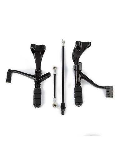 ADVANCED BLACK CONTROLS GLOSS SPORTSTER FROM 2014 ONWARDS