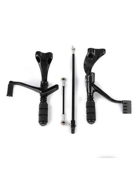 COMMANDES AVANCÉES NOIR BRILLANT SPORTSTER 2014 ET SUIVANTS