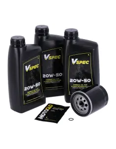Kit Aceite Mineral 20W50 3L Softail y Dyna