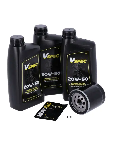 Kit Olio Minerale 20W50 3L Softail e Dyna