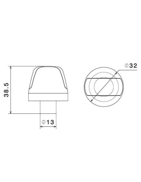 Acquista Indicatori Rizoma Sguardo Neri Da Manubrio Da 22Mm O 25Mm a prezzo scontato