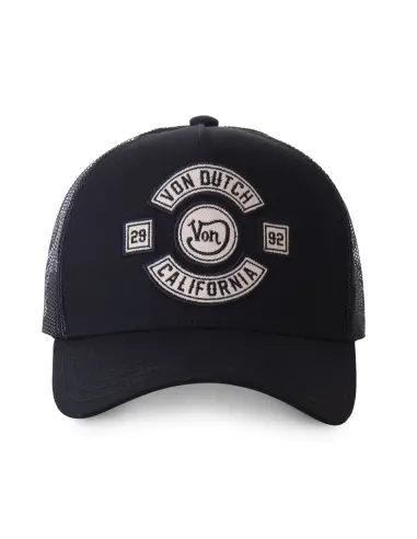Von Dutch Heritage California Black and White Cap