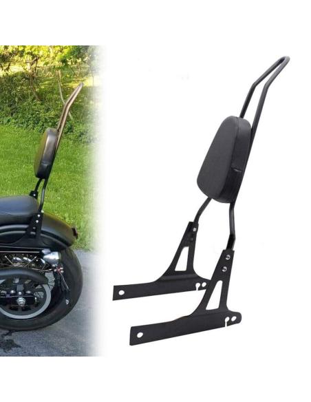 Respaldo Tapered Simple Negro Para Sportster 2004 En Adelante