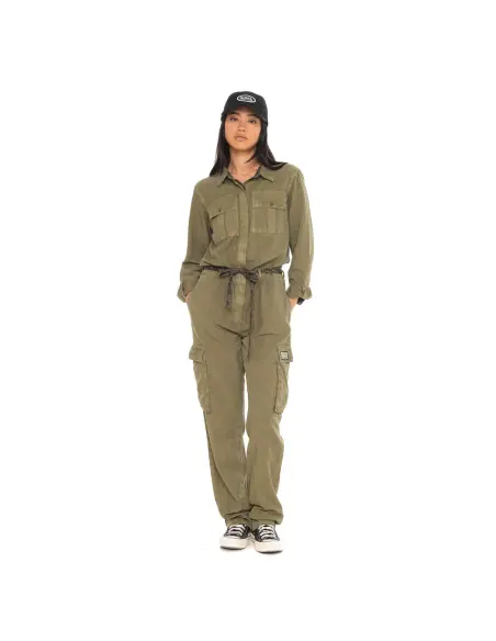 Tuta Donna Von Dutch Legend Kaki Lyocell