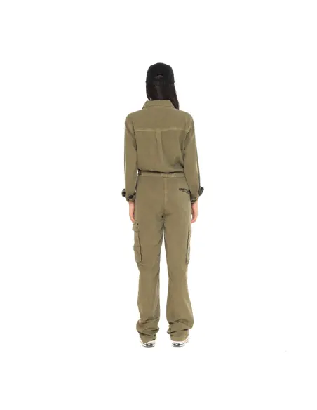 Tuta Donna Von Dutch Legend Kaki Lyocell