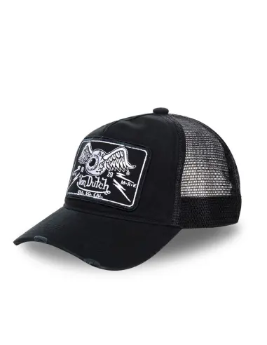 Von Dutch Black Trucker Cap One Size