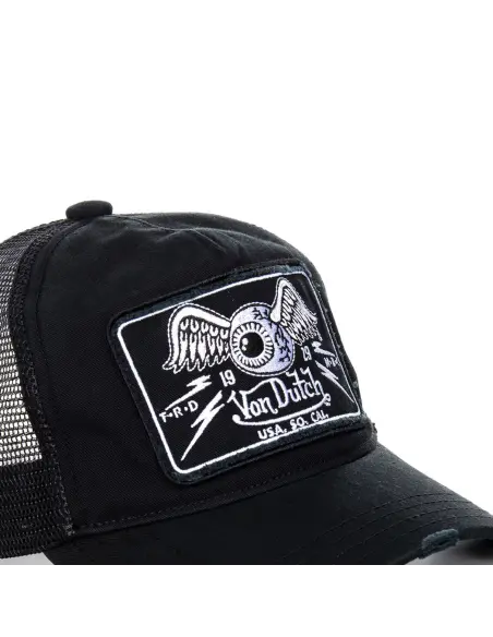 Von Dutch Black Trucker Cap One Size