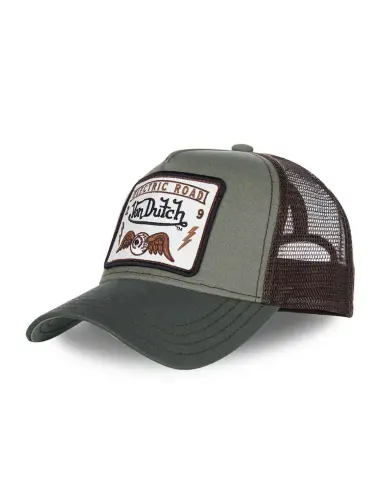 Von Dutch Square Khaki One-Size Cap
