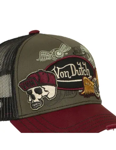 Gorra Von Dutch Patches 17 de Talla Única