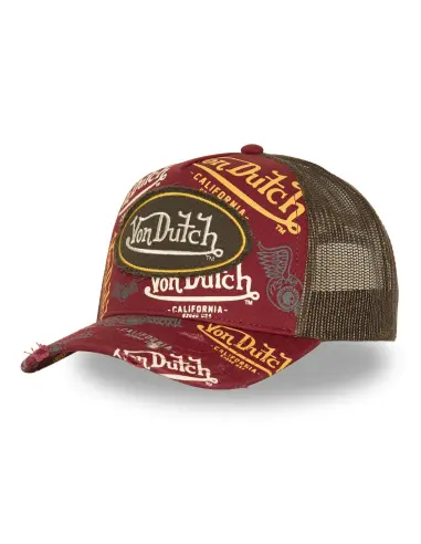 Casquette Von Dutch Café Bordeaux | Iguana Custom