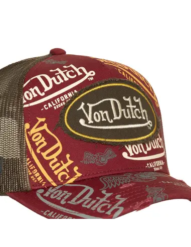Von Dutch Café Burgundy Cap | Iguana Custom