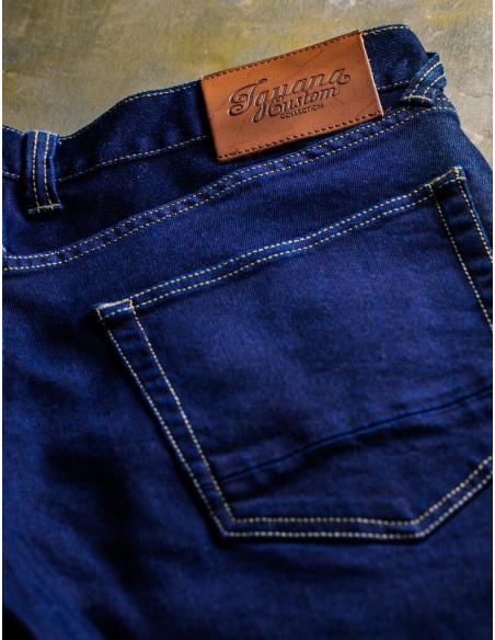 CALÇAS IBÉRICA AZUL POR ICC JEANS ANTI ABRASÃO CAPA MACACO