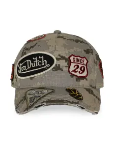 Von Dutch Camo Sand Cap One Size 2