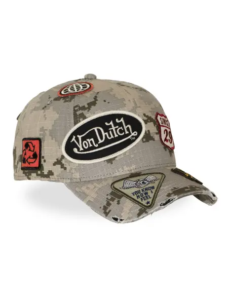 Boné Von Dutch Camo Sand de Tamanho Único